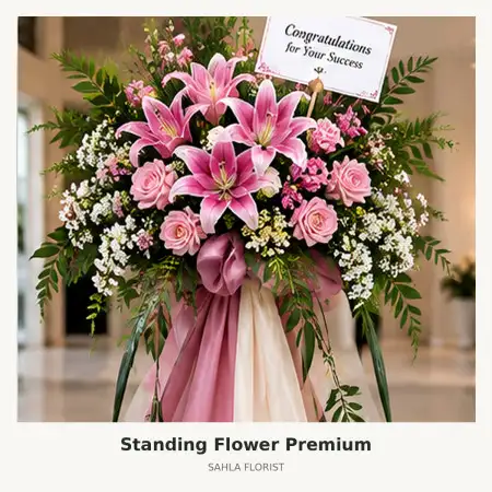 Standing Flowers Rumah Duka Carolus